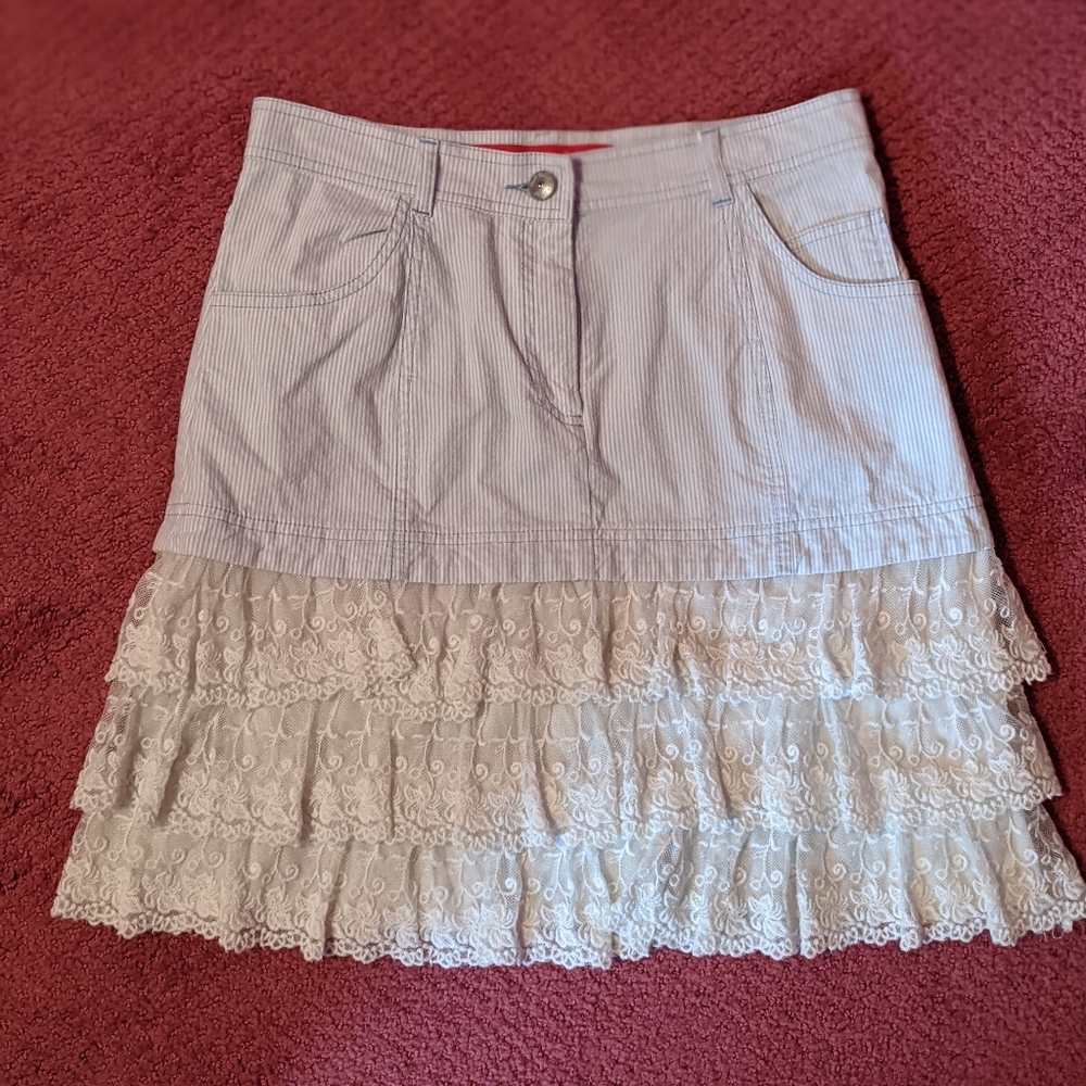 Paul Brial Jean Skirt